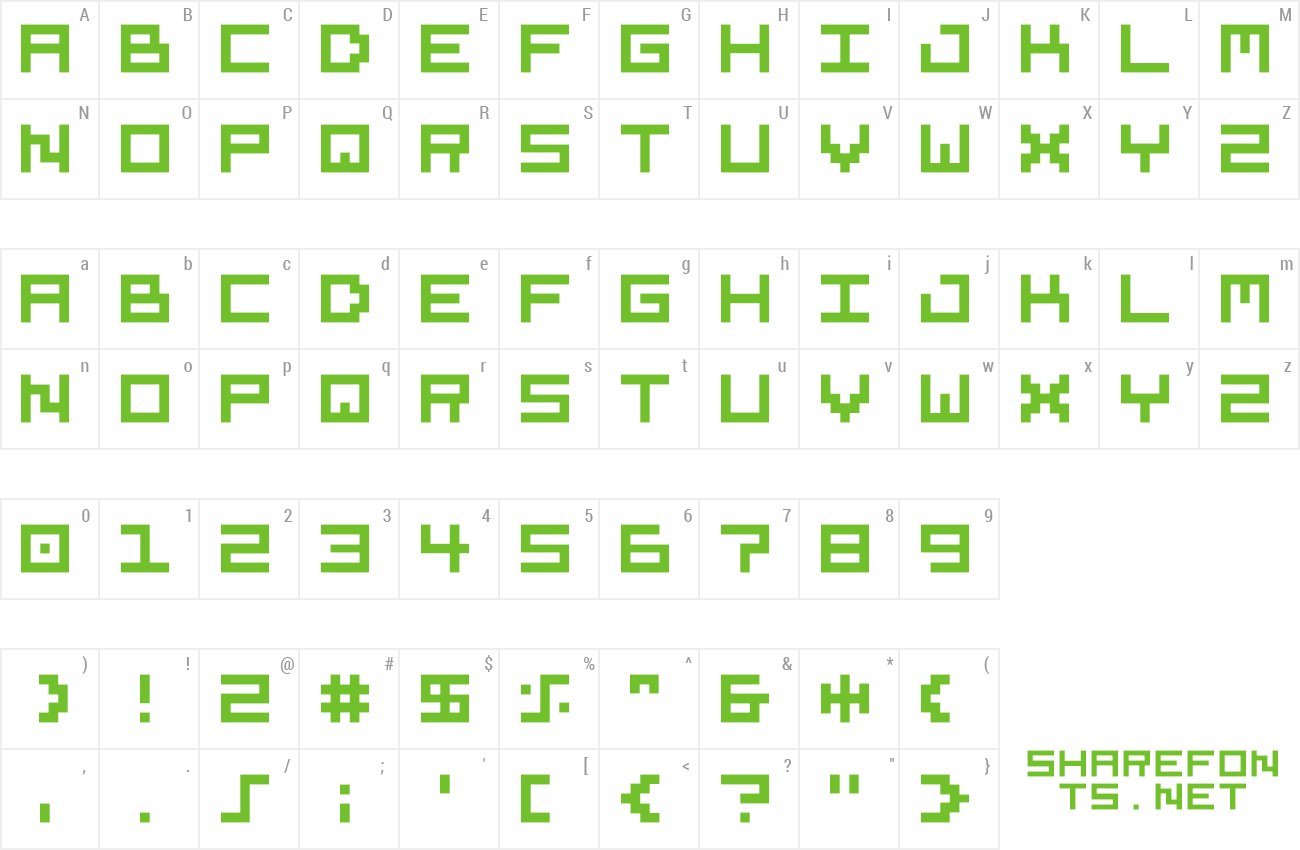 Font TPF Modular 3 preview
